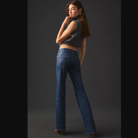 Anthropologie Pilcro Coated Demilune Jeans - New 29 Waist - Picture 4 of 8